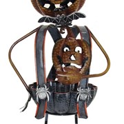 Zaer Ltd. International 42.5" Tall Pumpkin Witch with Jack-O-Lantern Candy Holder Halloween Decoration ZR190343 View 7