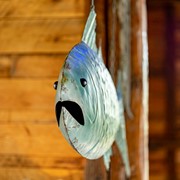 Zaer Ltd. International Large Hanging Fish "Welcome" Wall Decor ZR887180 View 7