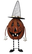 Zaer Ltd International Pre-Order: 31.5" Tall Jack-O-Lantern Halloween Figurine with LED Witch's Hat ZR195973 View 7