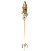 Zaer Ltd International 70.5" Tall Multi-Tiered Conical Roof Birdhouse Stake "Budapest" ZR193158 View 7
