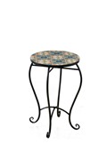 Zaer Ltd. International "Bar Harbor" 22in. Tall Mosaic Pedestal Plant Stand - Blue/Green/Peach ZR850615 View 7