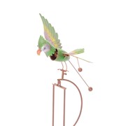 Zaer Ltd International Set of 6 Assorted Colorful Metal Rocking Bird Garden Stakes ZR208700-SET View 7