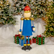 Zaer Ltd International Set of 3 Assorted Metal Nutcracker Figurines "Santa's Secret Soldiers" ZR234948-SET View 7