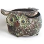 Zaer Ltd International Pre-Order: Set of 6 Assorted Animal Galvanized Flower Pots ZR162050-SET View 7