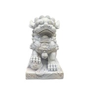 Zaer Ltd. International Pre-Order: Set of 2 Magnesium Foo Dog Statues in Antique Grey "Gan & An" ZR617270-GYS View 7