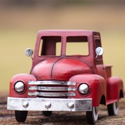 Zaer Ltd International Small Multi-Seasonal Iron Pickup Truck in Antique Red ZR160818-AR View 7