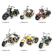 Zaer Ltd International Pre-Order: Set of 6 Assorted Vintage Style Iron Model Motorcycles VA170008-SET View 8