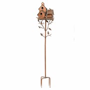 Zaer Ltd International 75" Tall Country Style Multi-Home Iron Birdhouse Stake "New Britain" ZR182434 View 8