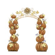 Zaer Ltd International Large Arch with Pumpkins and Skulls ZR180733 View 8