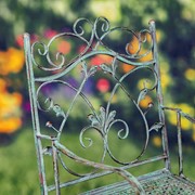 Zaer Ltd International "Gaia" Iron Garden Armchair in Verdi Green ZR180493-VG View 8