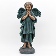 Zaer Ltd International 39" Tall Magnesium Angel Statue Reading a Book in Antique Bronze "Symone" ZR341639-BZ View 8