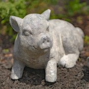 Zaer Ltd International Set of 2 Magnesium Piglet Statues "Truffles & Clover" ZR139510-20-SET View 8