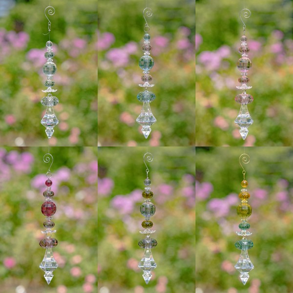 10" Long Assorted Acrylic Decor in 6 Assorted Colors