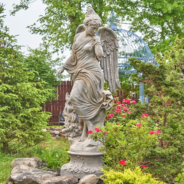 Pre-Order: 74.5" Tall Magnesium Angel Statue "Evellyn"